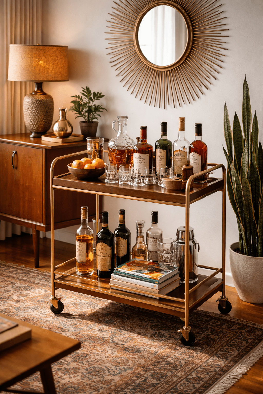 How to Style a Vintage Home Bar (That Feels Collected, Not Cookie-Cutter)