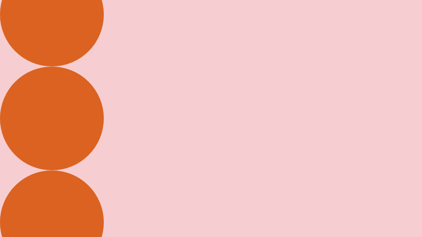 midcentury mod design in pink and orange to highlight the bitters and syrups collection for Tipsyish