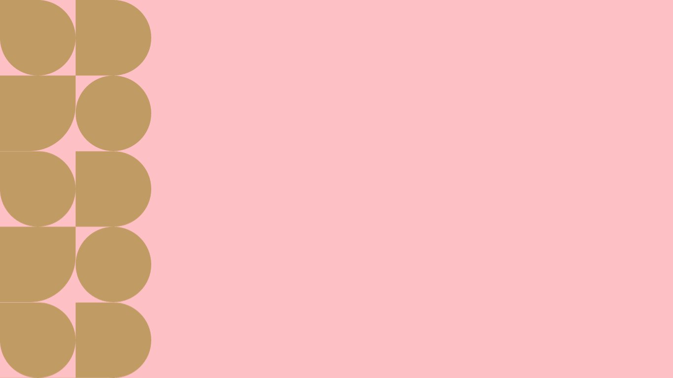 midcentury mod design in pink and gold highlighting the cocktail party collection for Tipsyish