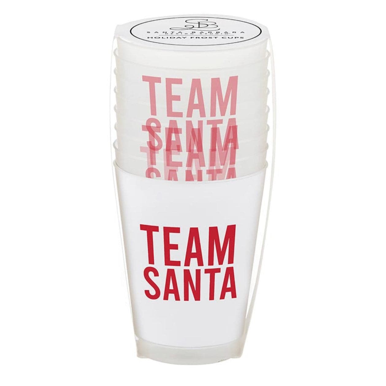 Team Santa, Frost Cups - Set of 8