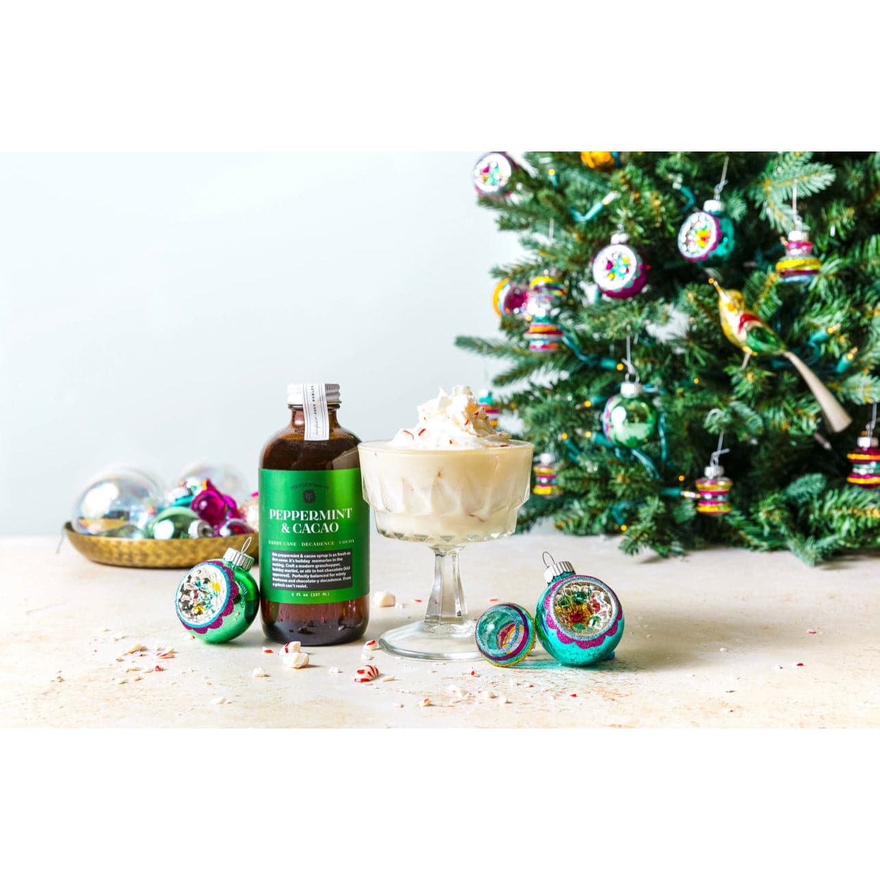 Peppermint and Cacao Syrup