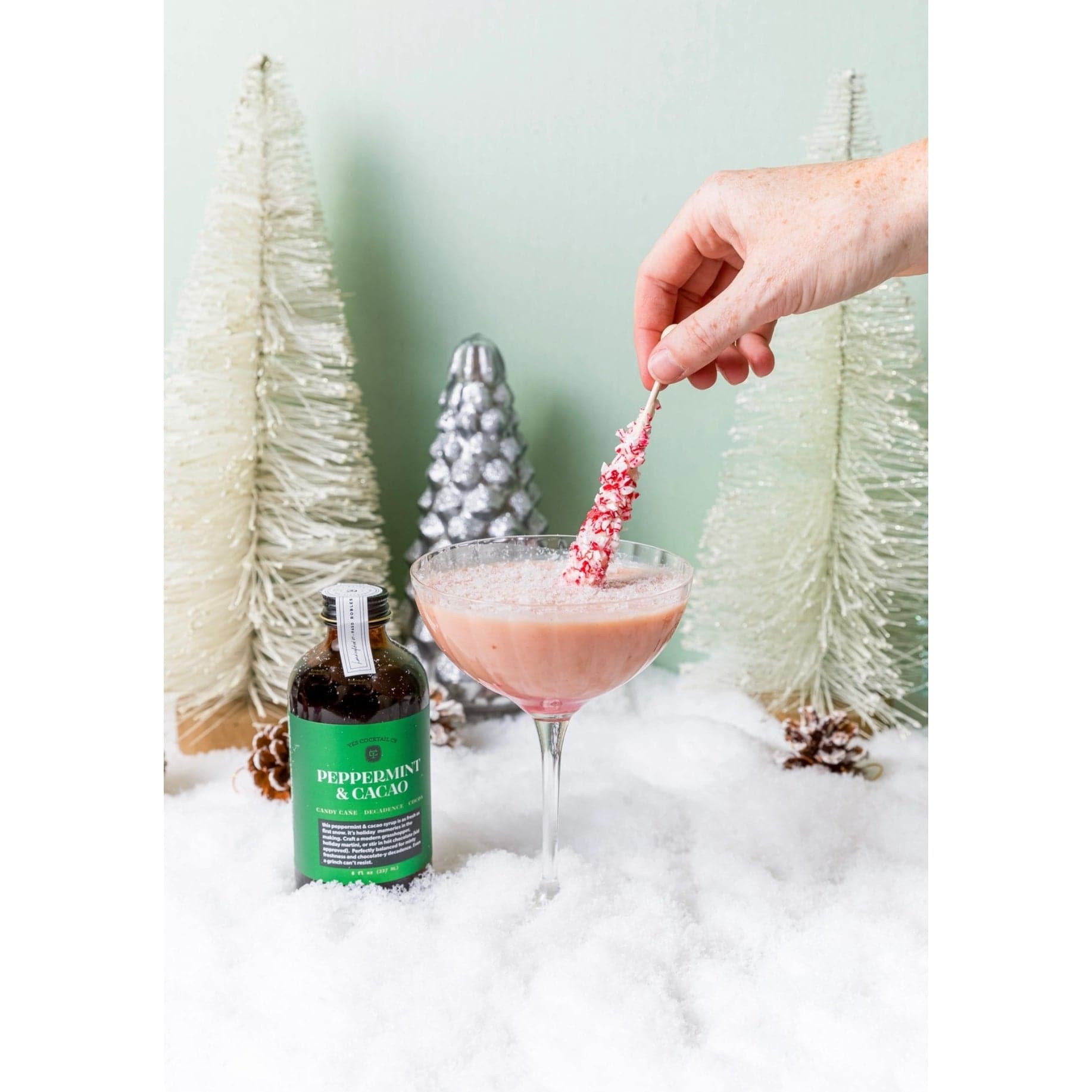 Peppermint and Cacao Syrup