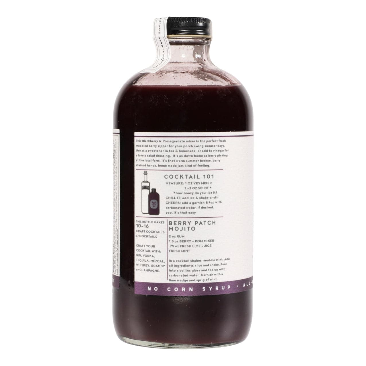 recipes on how to use blackberry pomegranate cocktail mixer