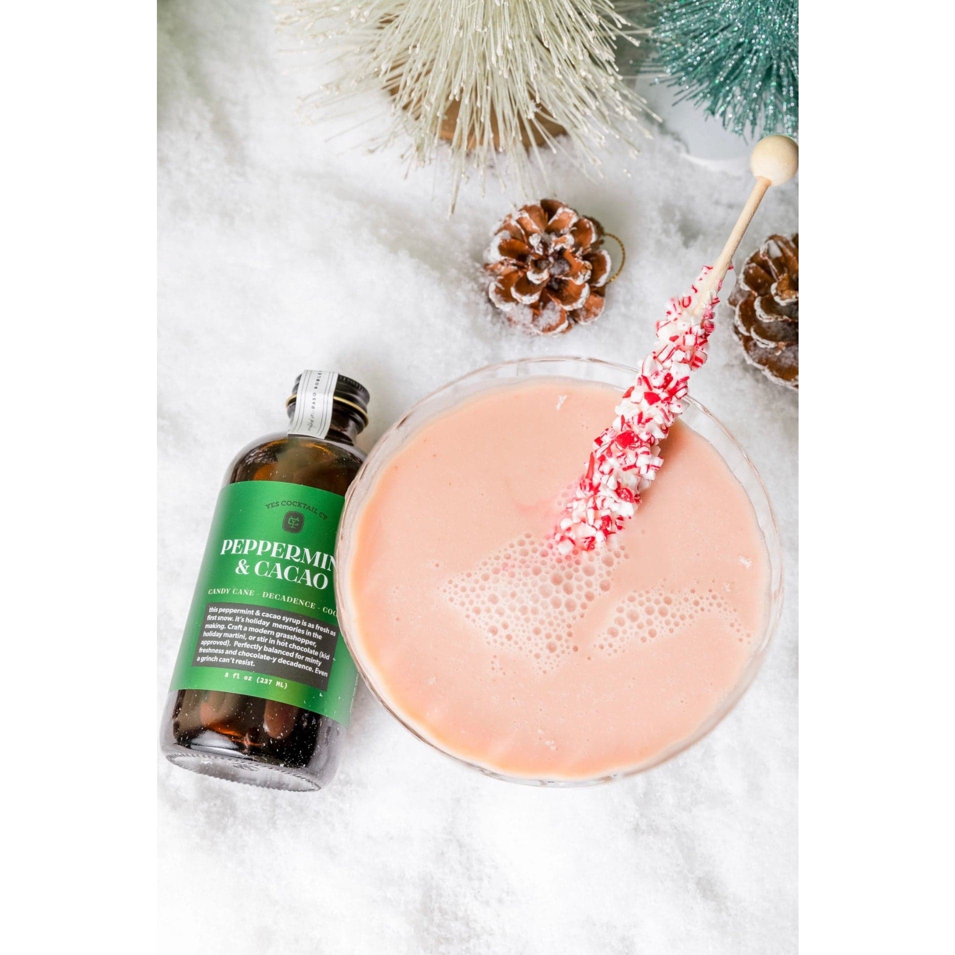 Peppermint and Cacao Syrup