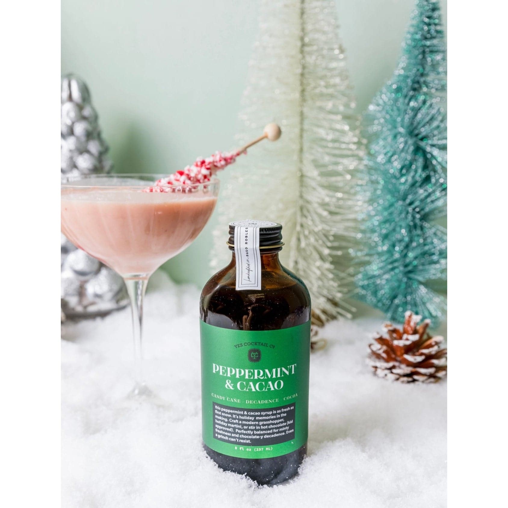 Peppermint and Cacao Syrup