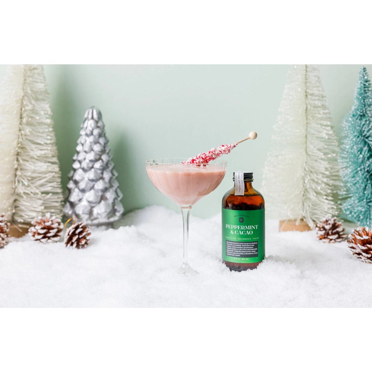 Peppermint and Cacao Syrup