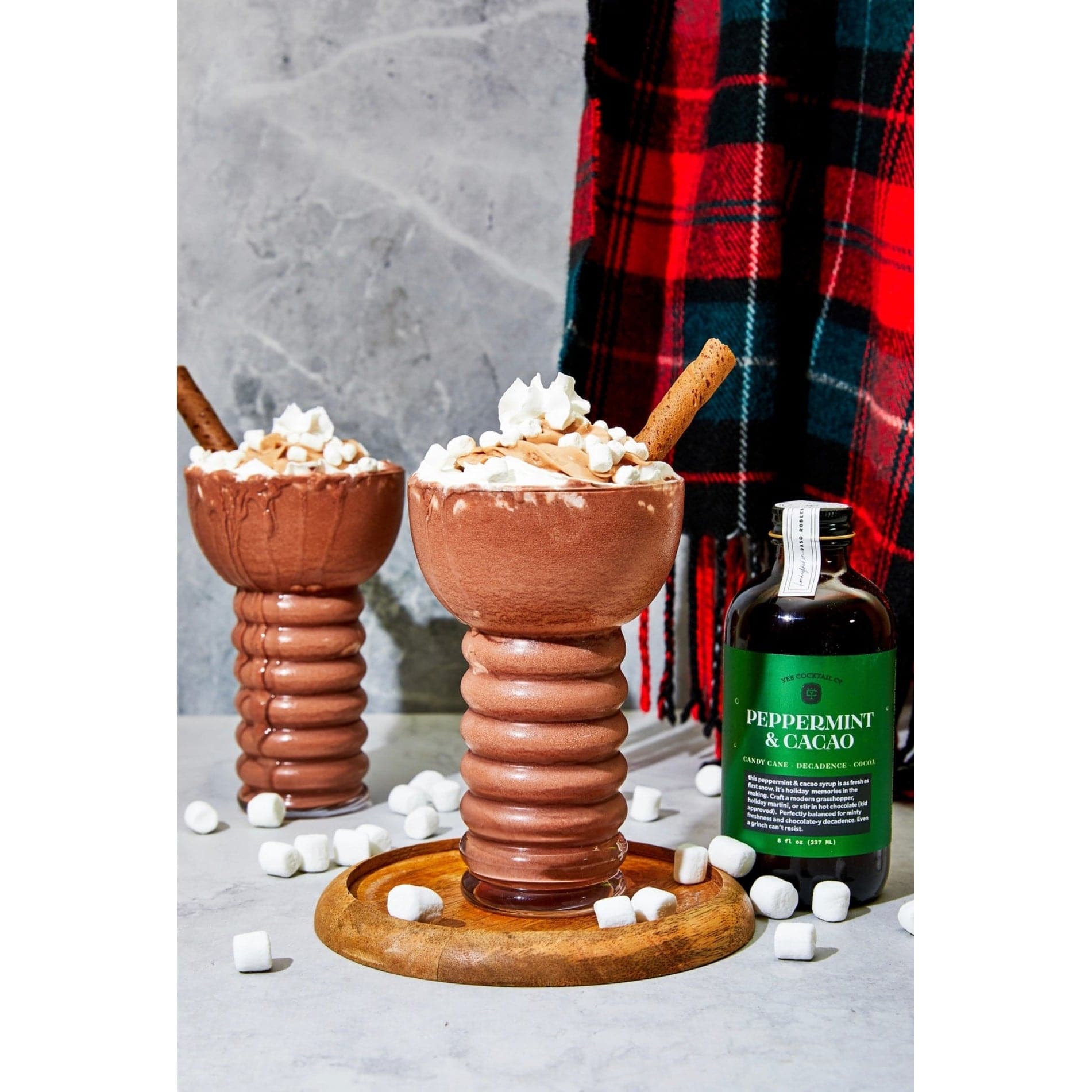 Peppermint and Cacao Syrup