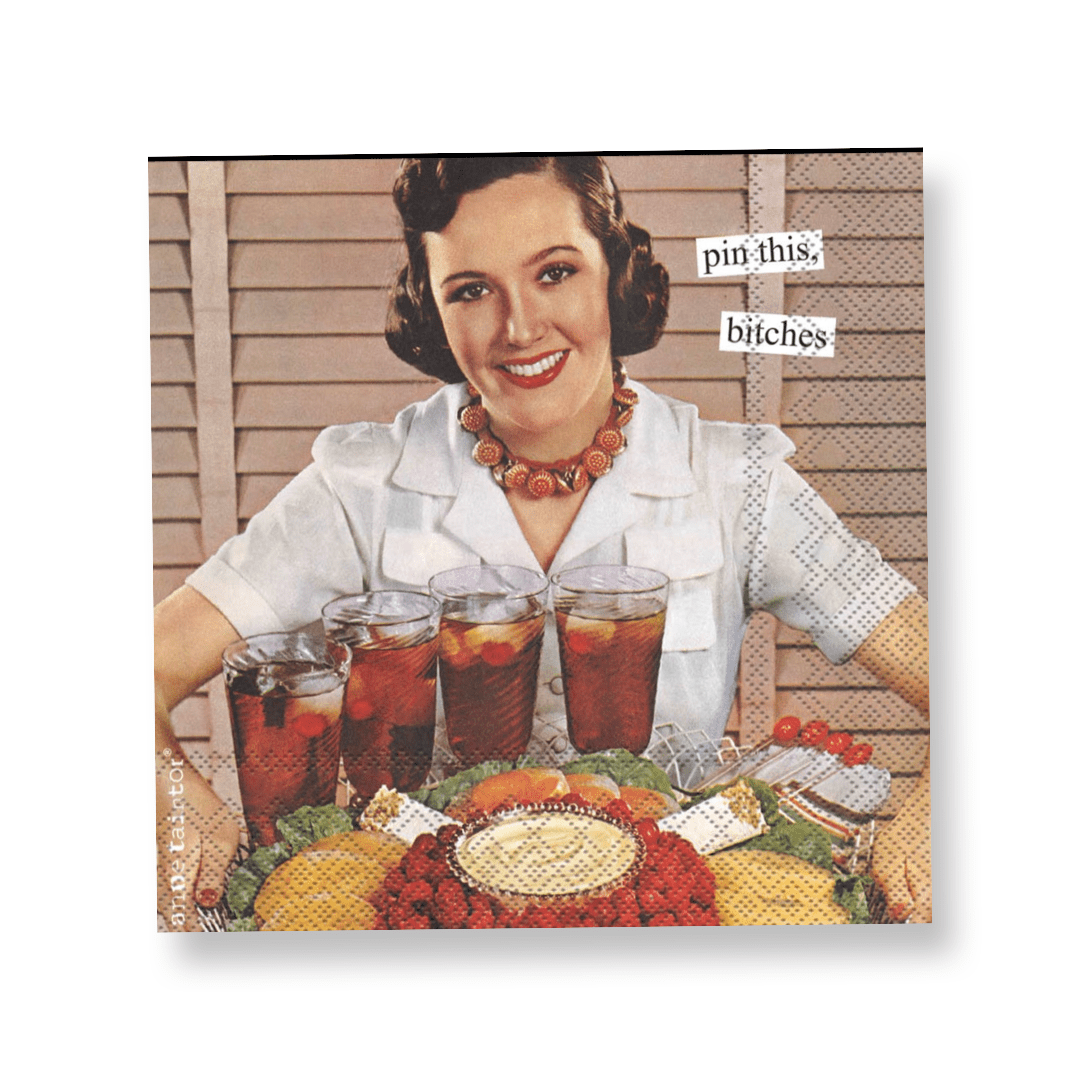 Anne Taintor ”Pin This”…Cocktail Napkins,Pack of 20