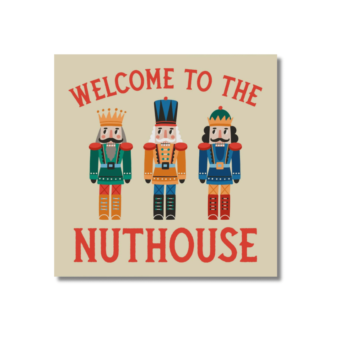 Welcome To the Nuthouse, Christmas Cocktail Napkins- Pack of 20
