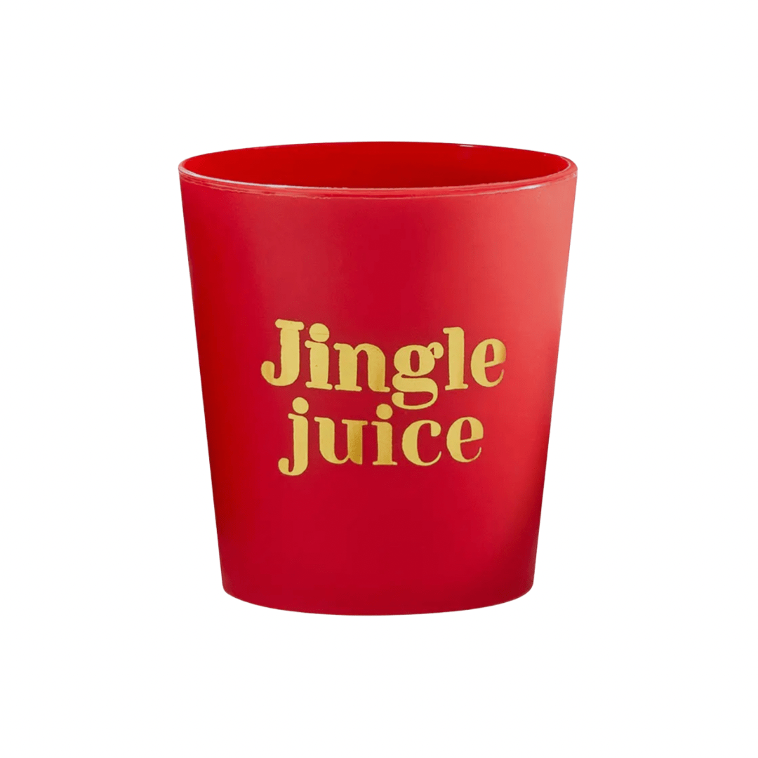 Jingle Juice, Reusable Plastic Cups For Shots - Set of 10