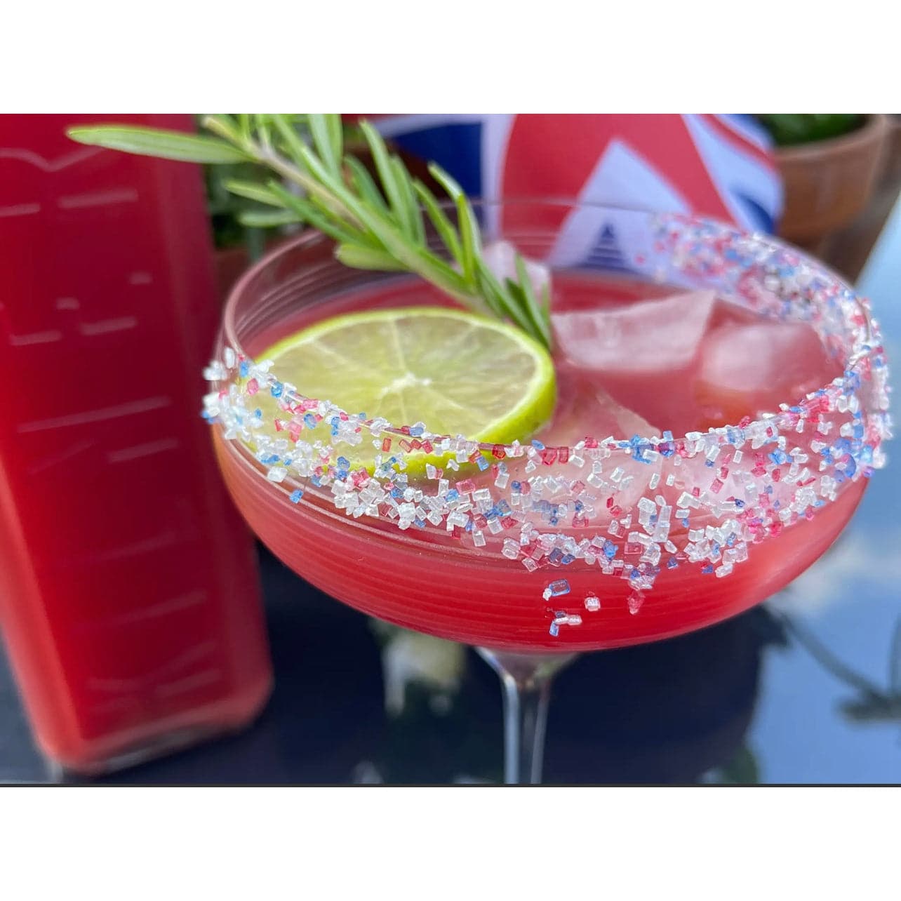 Holiday Cocktail Sugar - Red, White & Blue! (USA)