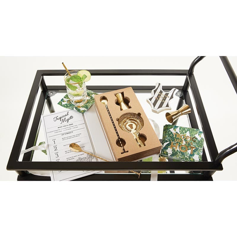 Gold Barware Book Box