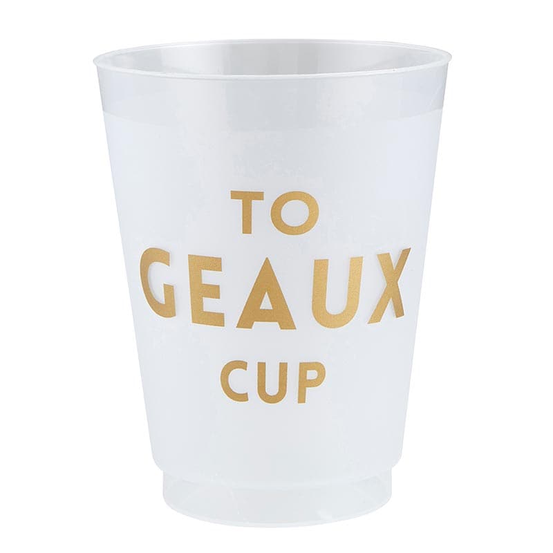 To Geaux Cup, Frost Cups - Set of 8