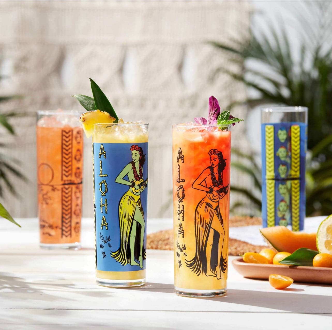 Tiki Kahiko Zombie Glass