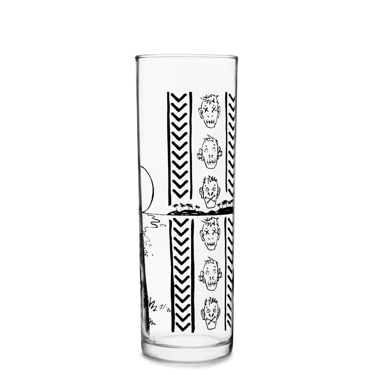 Tiki Kahiko Zombie Glass