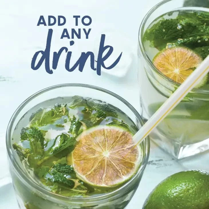 dehydrated limes can be added to any drink