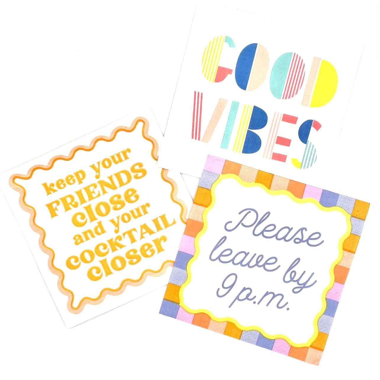 Please Leave By 9P.M. - Cocktail Napkins, Pack of 20
