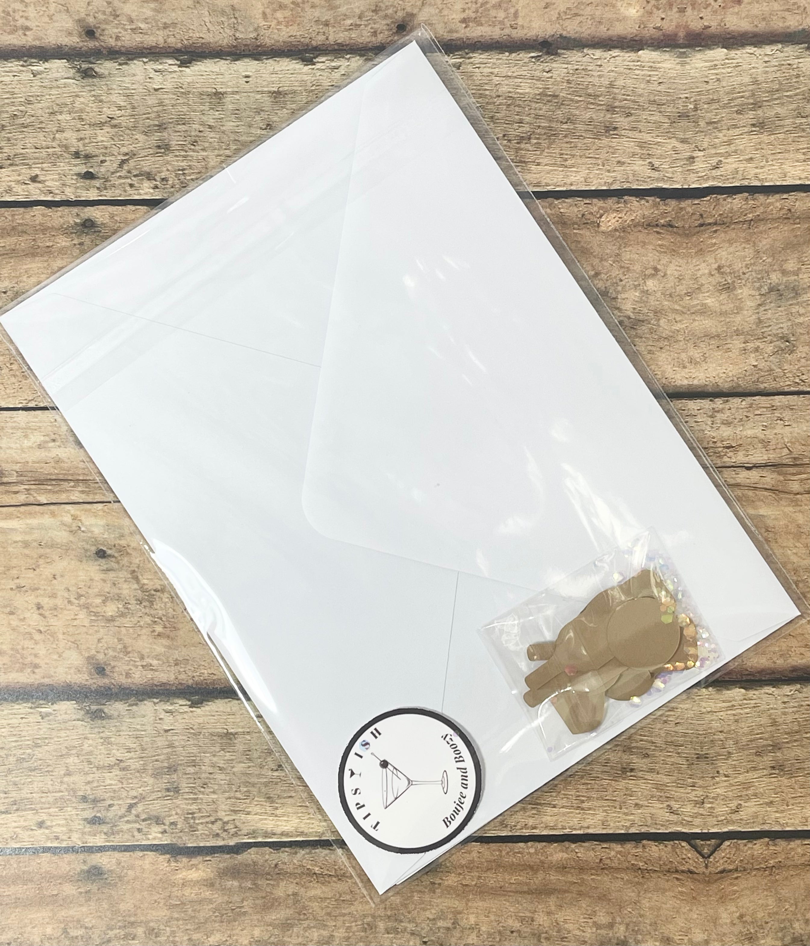 Handmade Cheers Card With Champagne in Gold Foil and Cocktail Confetti; Birthday card, Anniversary Card, Wedding Card