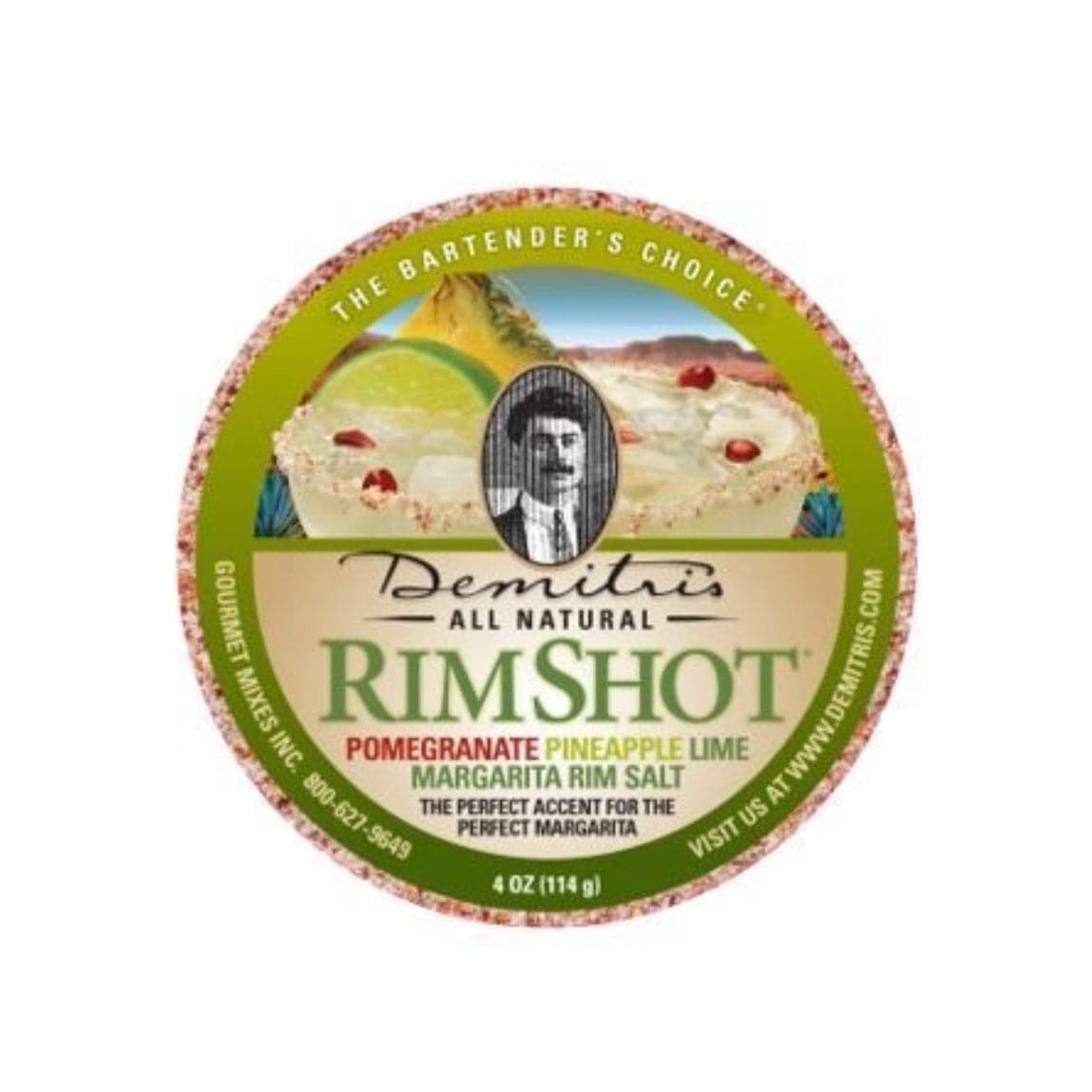 Pomegranate-Pineapple-Lime Rimshot Salt Tin