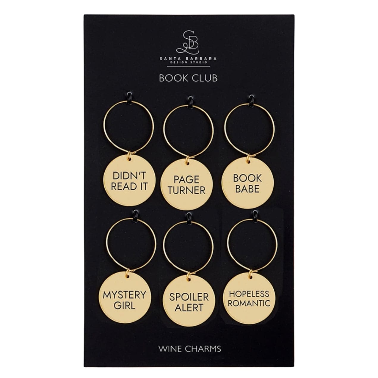Wine Charm Set - Book Club
