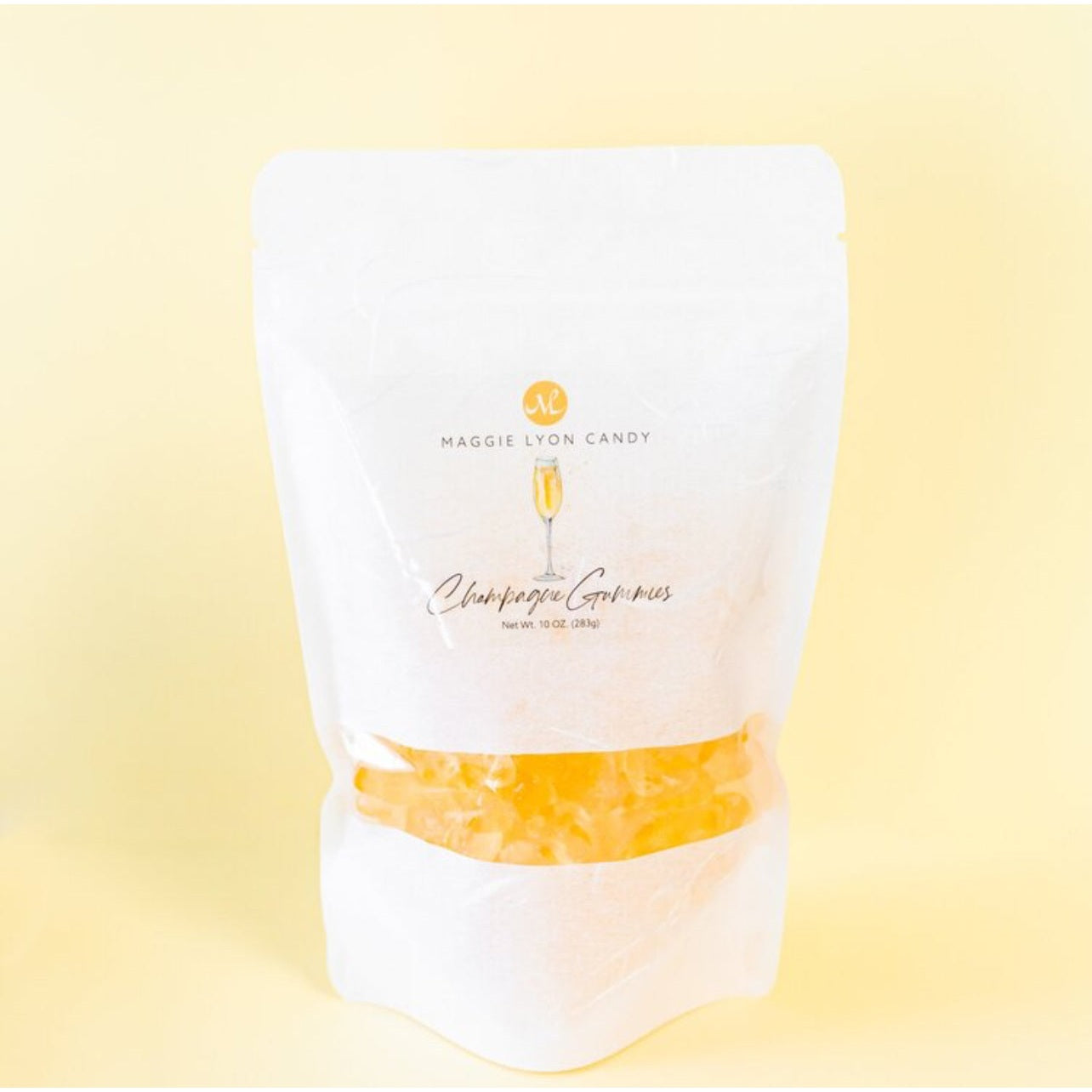 Champagne Gummi Bears by Maggie Lyon Candy