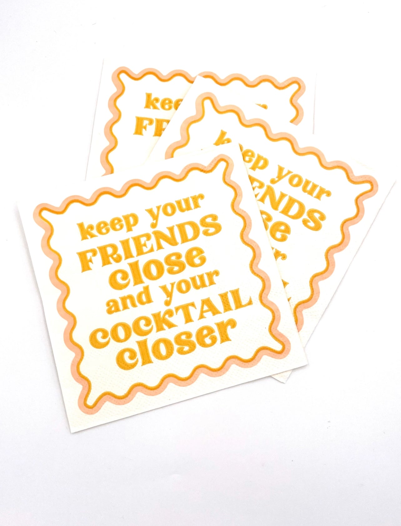 Keep Your Friends Close - Cocktail Napkins, Pack of 20