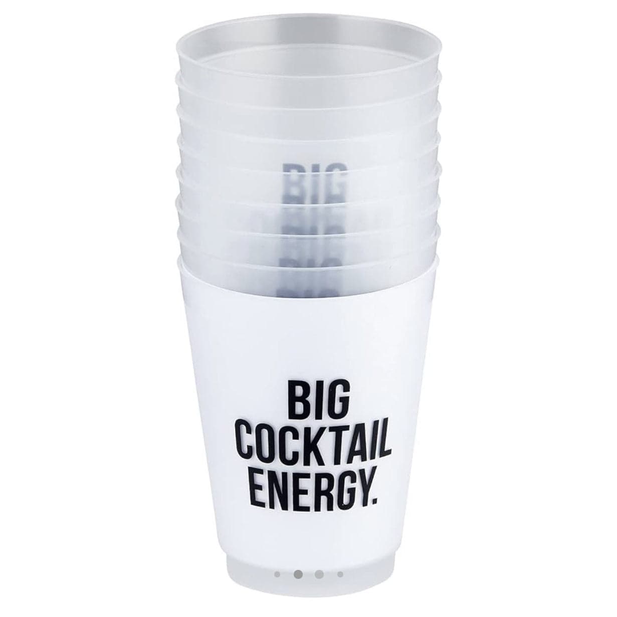 Frosted Cups - Big Cocktail Energy, Set of 8