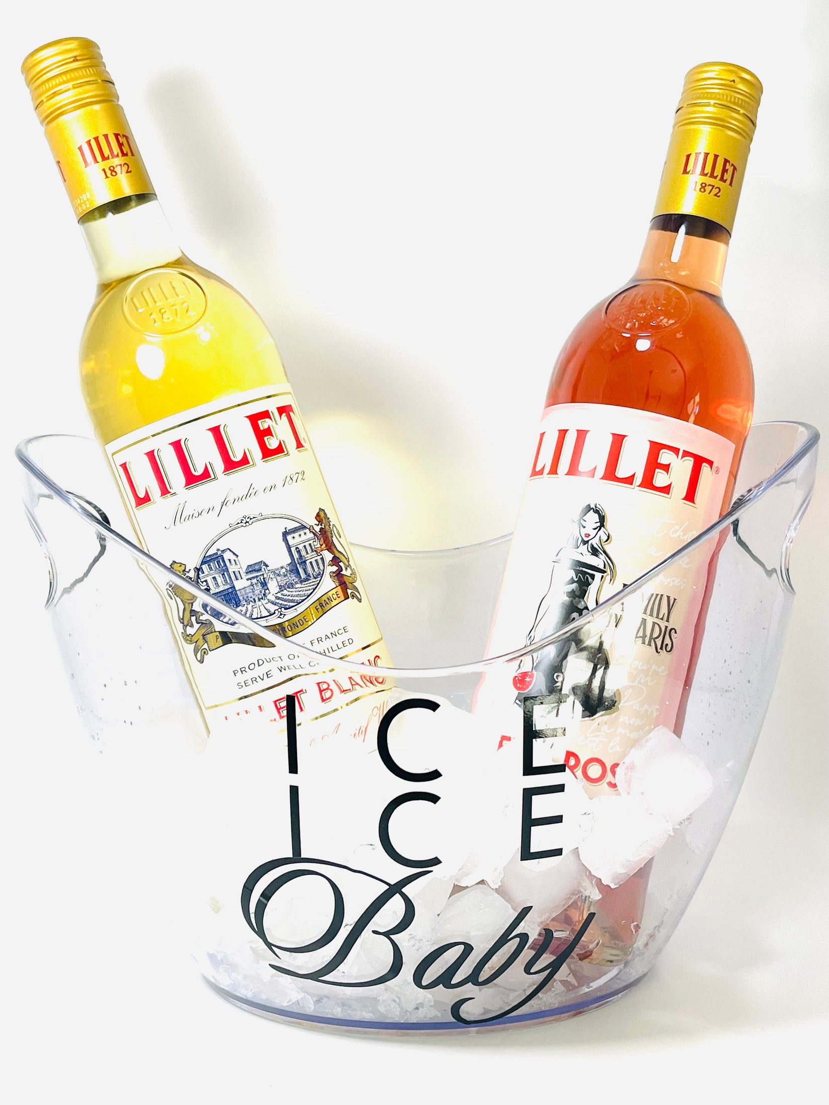 Ice Ice Baby Ice Bucket | Clear Acrylic Ice Bucket | Funny Barware | Home Bar Decor | Entertaining Essentials
