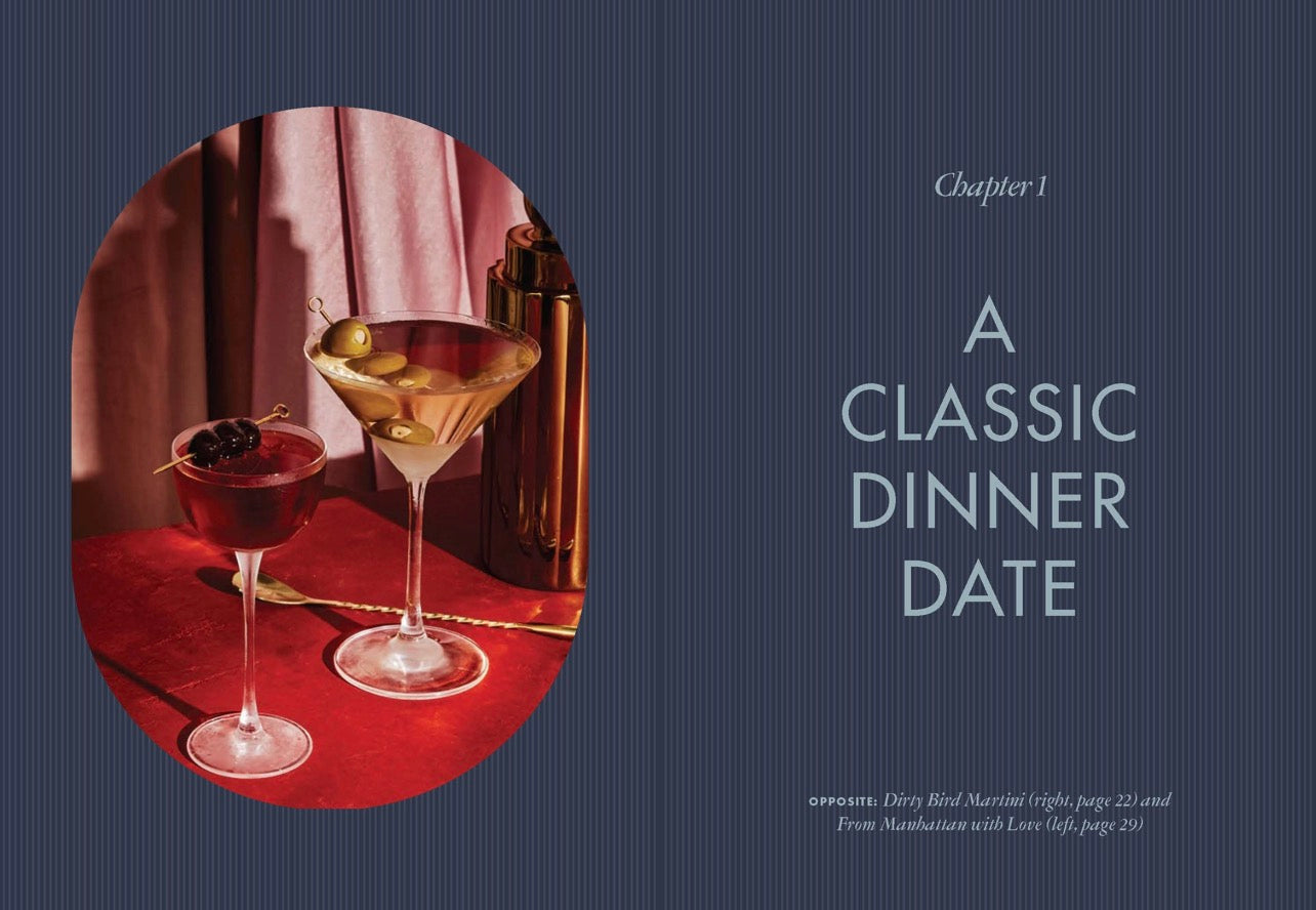 Romantic cocktail recipe book for couples and date nights