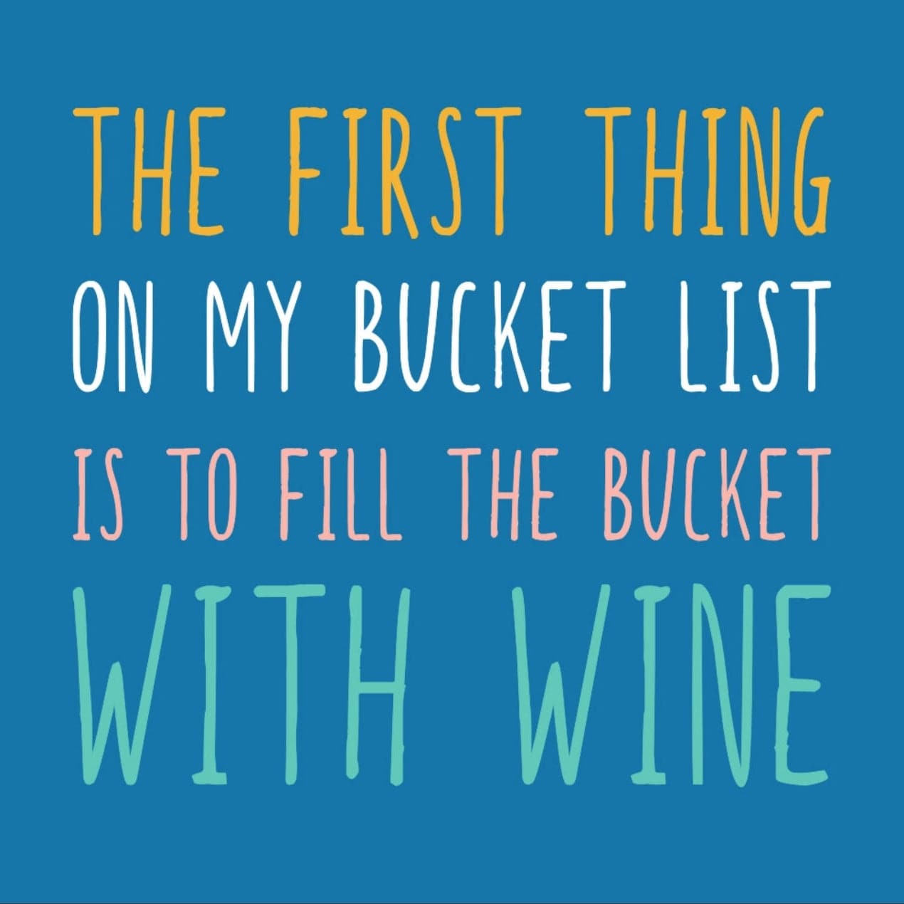 My Bucket List - Cocktail Napkins, Pack of 20