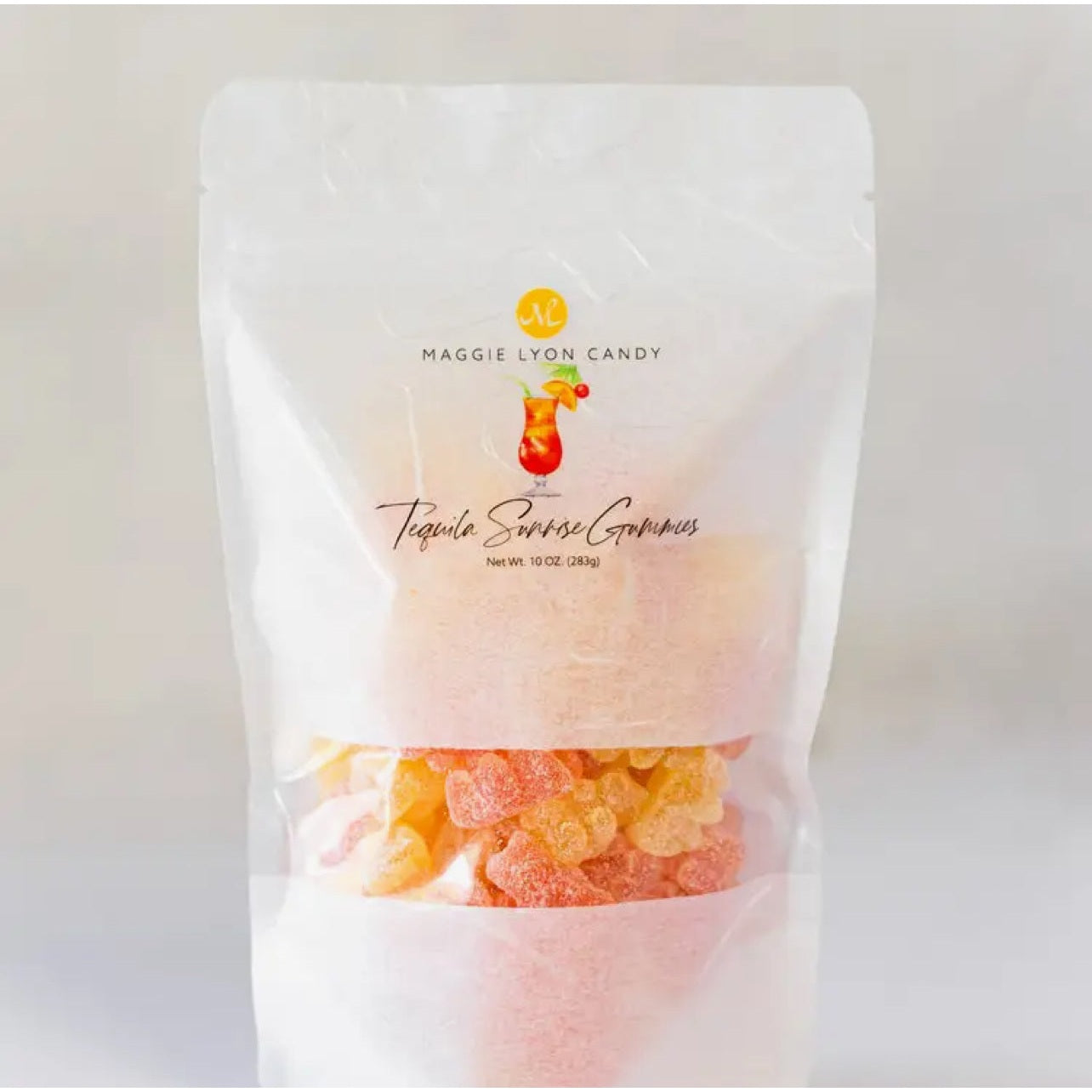 Tequila Sunrise Gummi Bears by Maggie Lyon Candy
