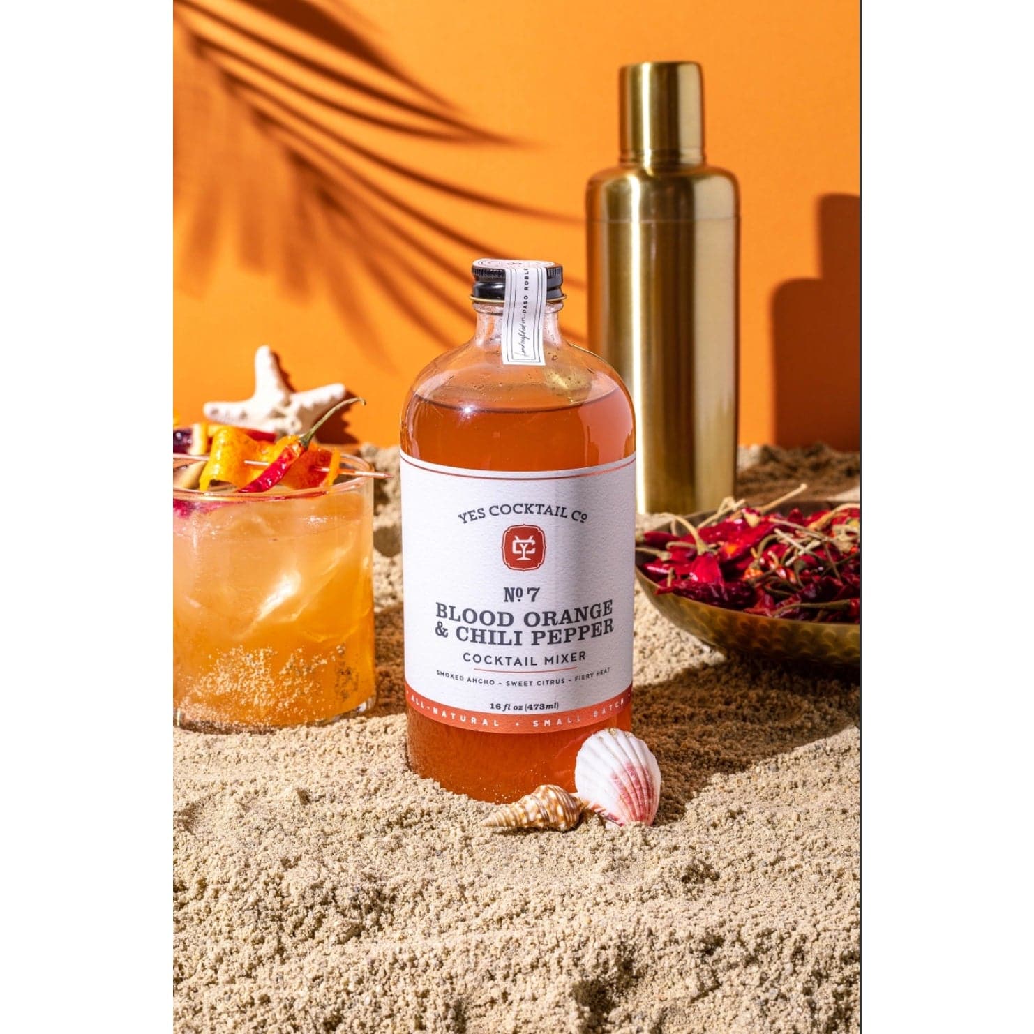 Blood Orange & Chili Pepper Cocktail Mixer