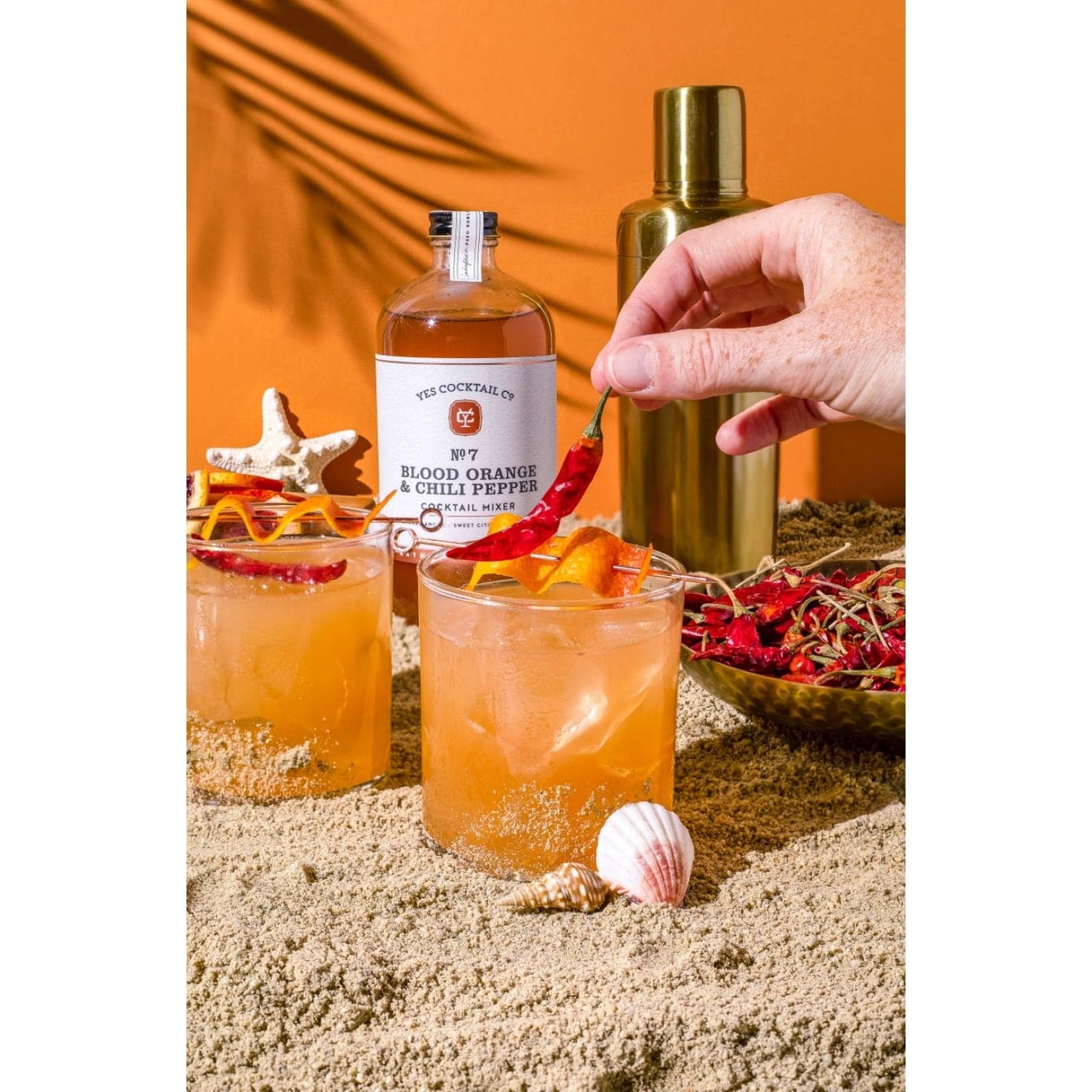 Blood Orange & Chili Pepper Cocktail Mixer