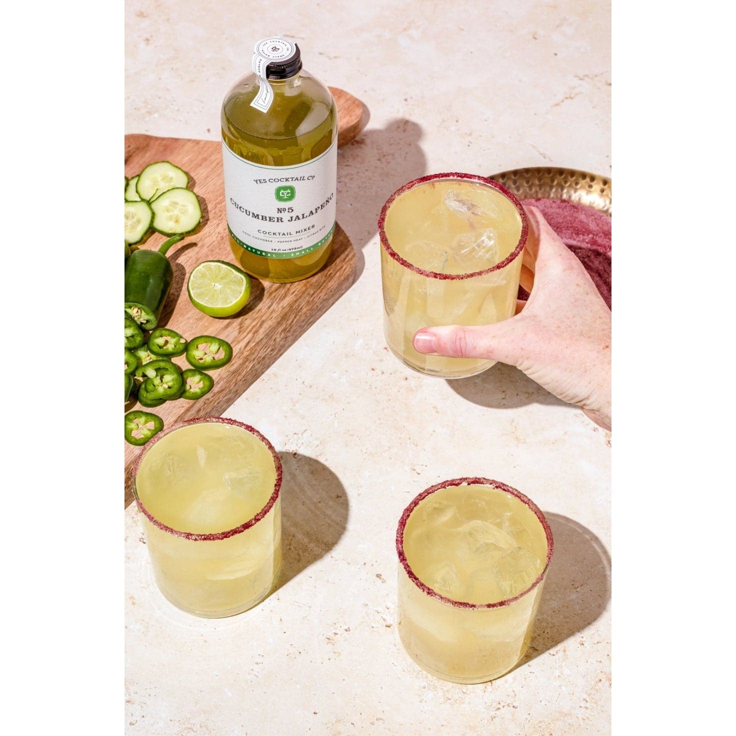 Cucumber Jalapeno Cocktail Mixer