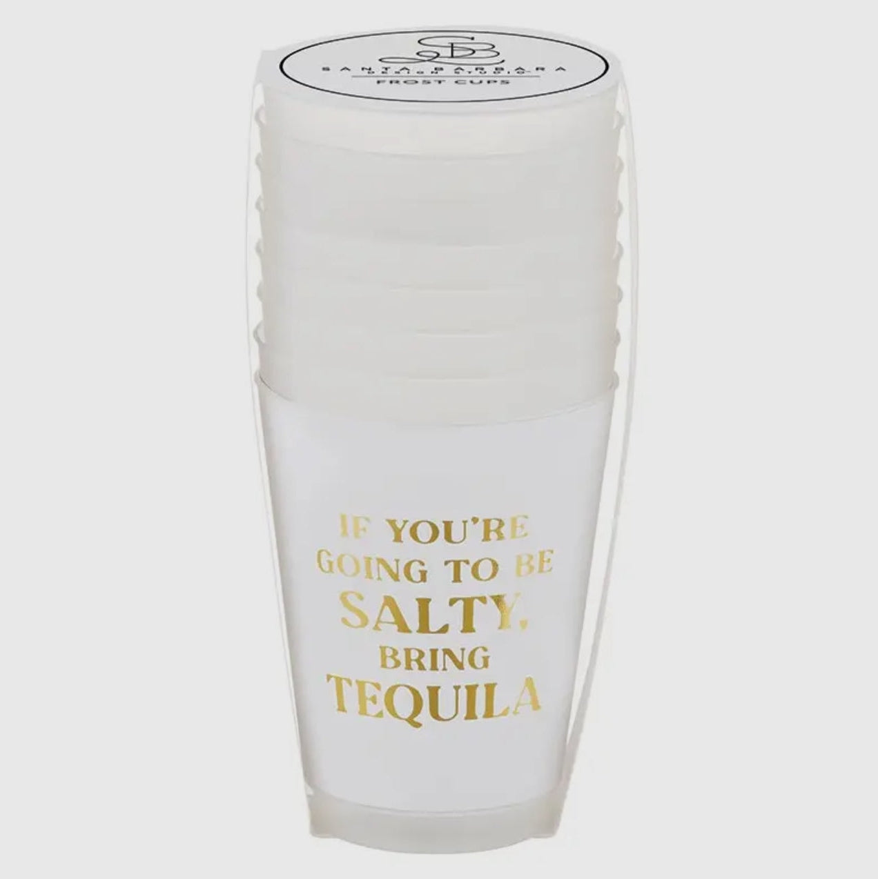 Bring Tequila, Reusable Plastic Cups - Set of 6