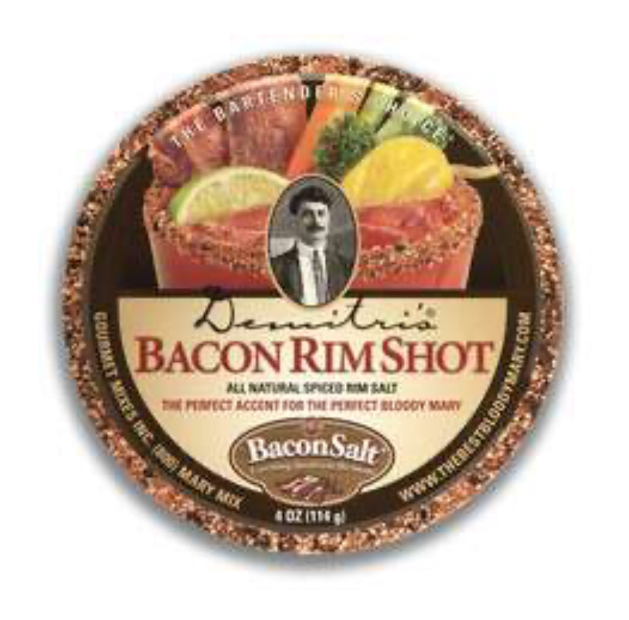 Bacon Rimshot Salt Tin