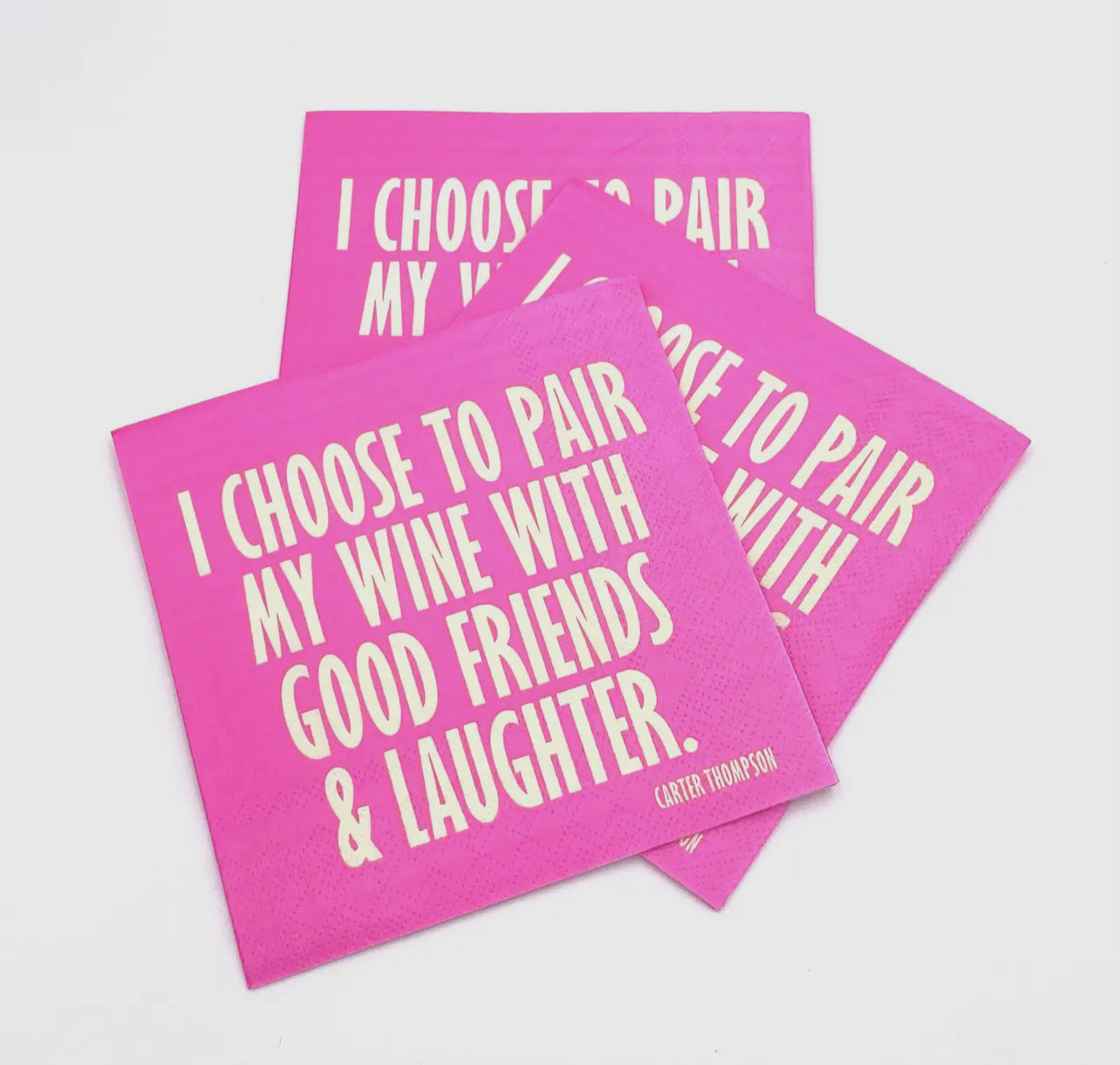 Pair Wine with Good Friends - Cocktail Napkins, Pack of 20