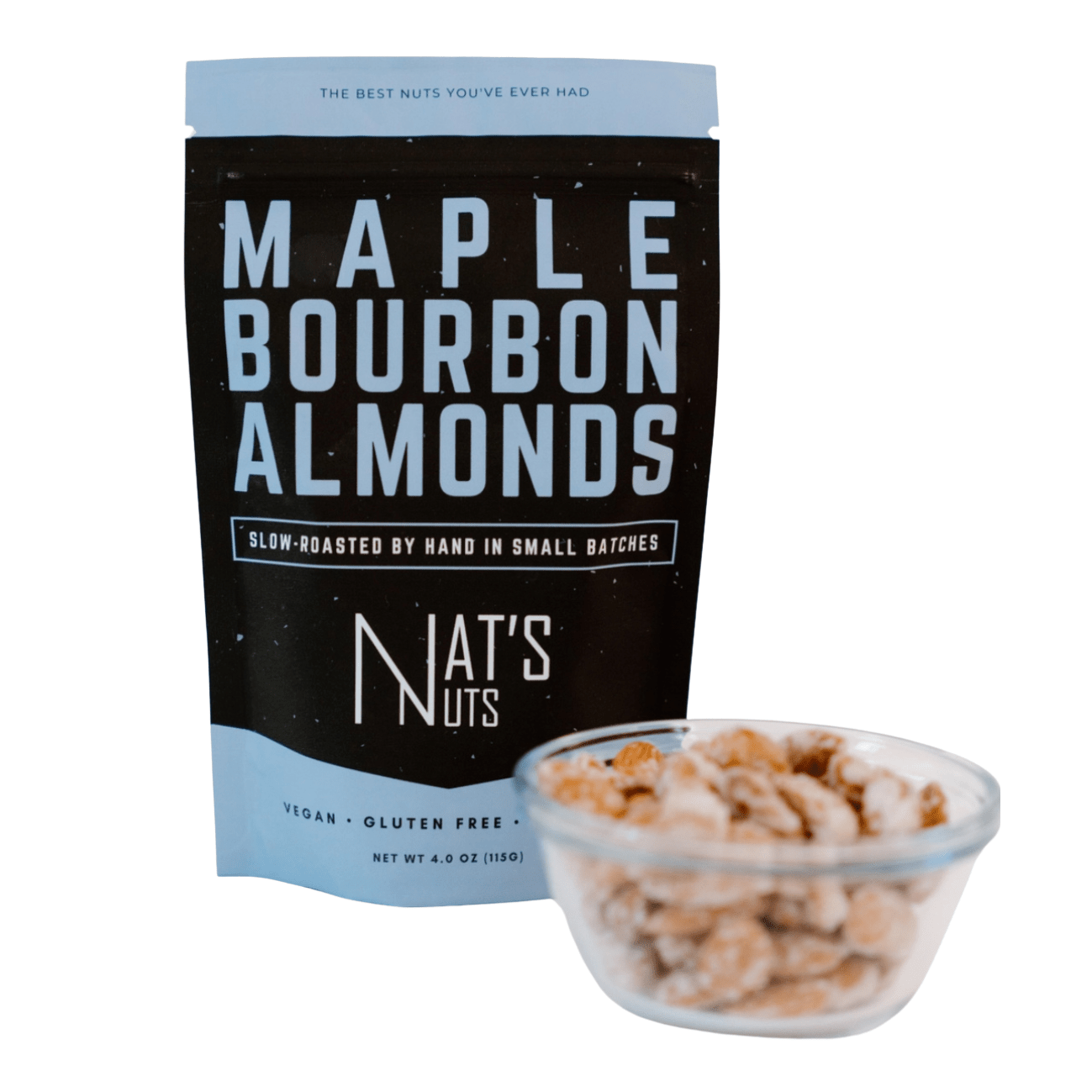 Maple Bourbon Almonds