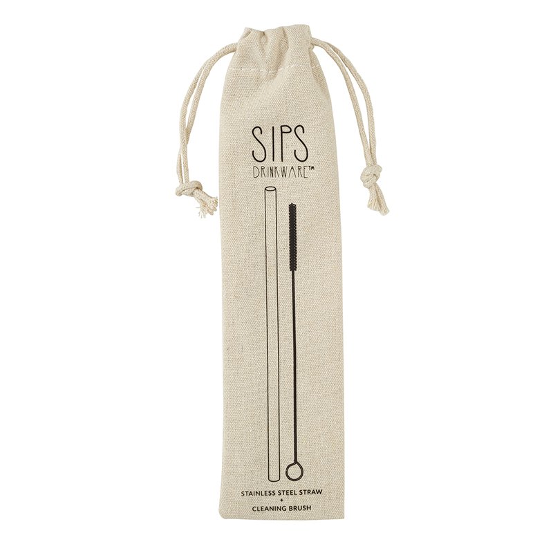 Stainless Steel Straw - Silver