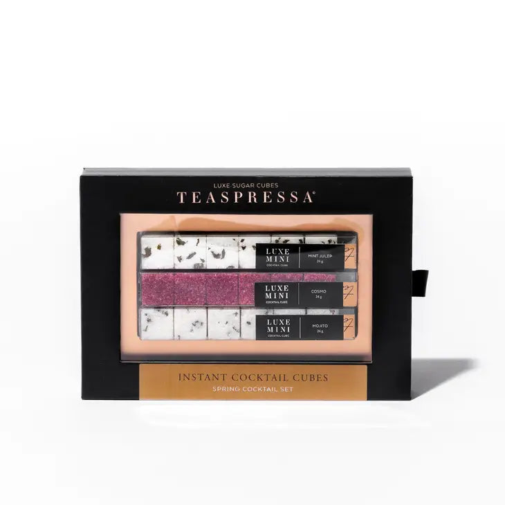 spring cocktail kit, instant cocktail cubes, by Teaspressa