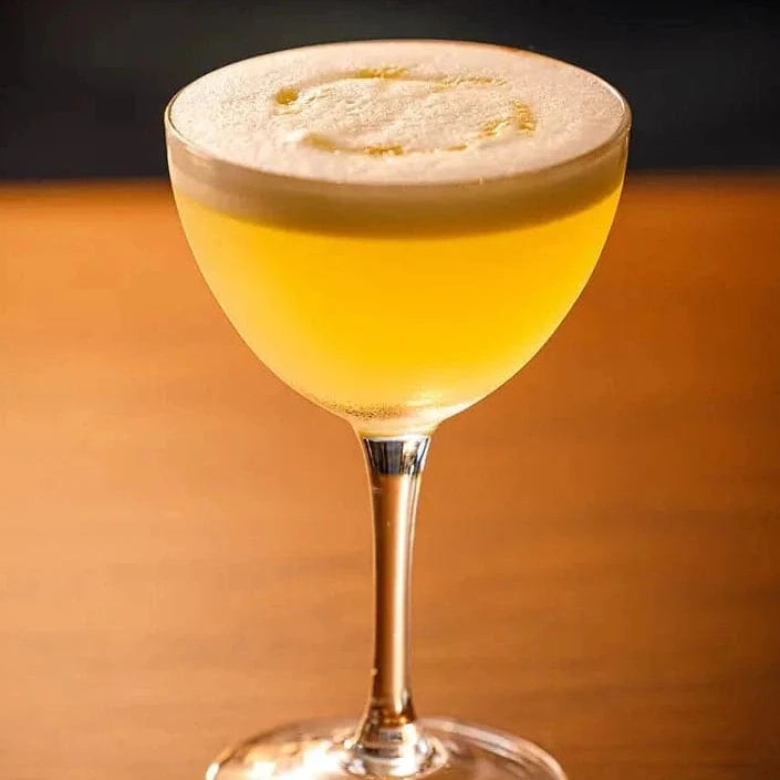 Orange cocktail in a glass 