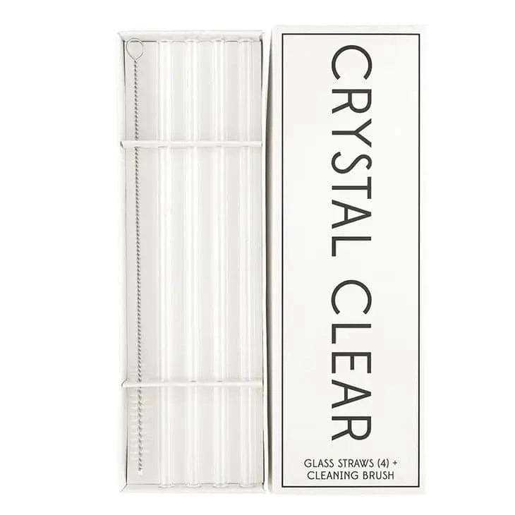 Glass Straws - Set of 4
