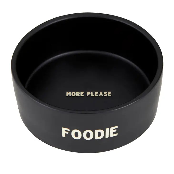 Ceramic Pet Bowl- Foodie