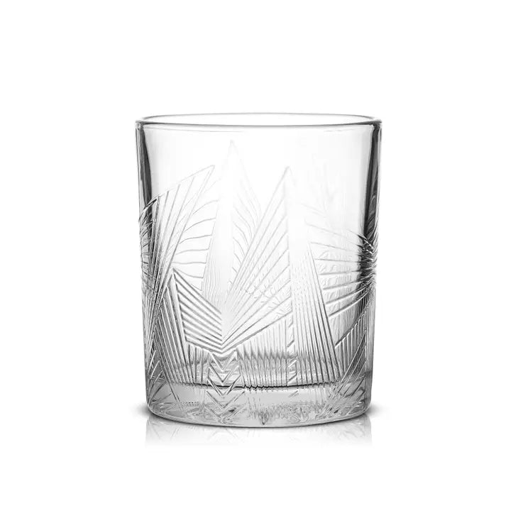 Gatsby Art Deco Whiskey Glasses, Set of 6