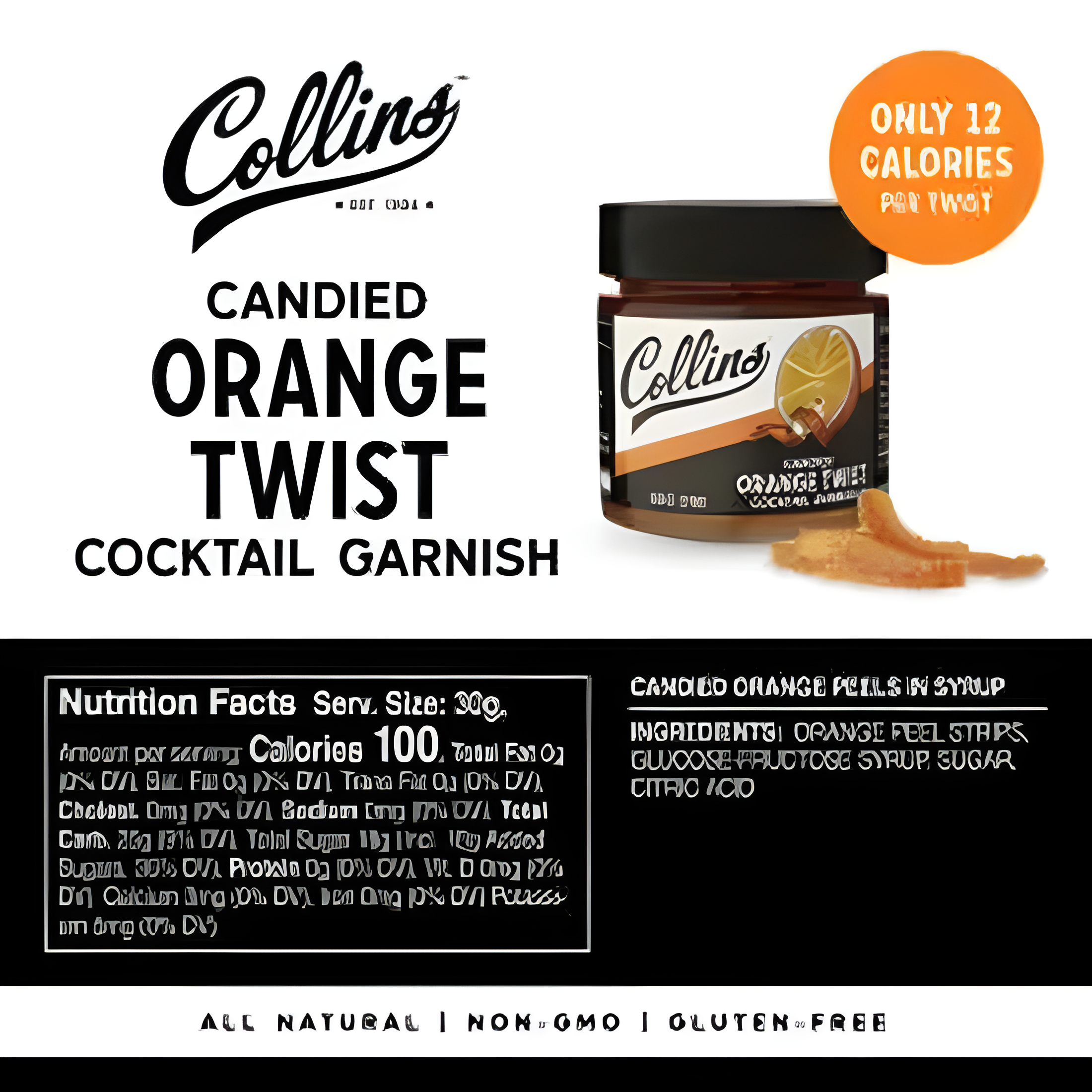 candied orange twists are non-gmo and gluten free