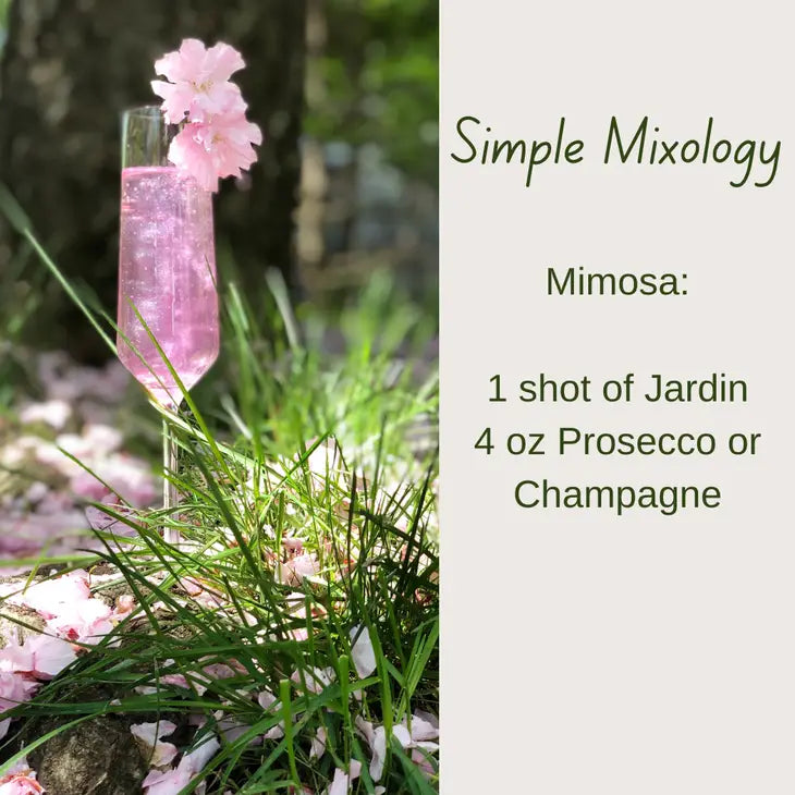 recipe for making a mimosa using the rose flavored mix