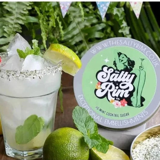 Mint Cocktail Sugar by The Salty Rim Co.