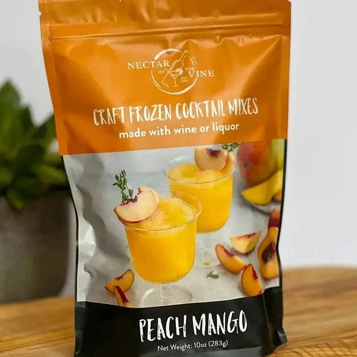 Peach Mango Wine Slushy Mix – Craft Frozen Cocktail Mixer